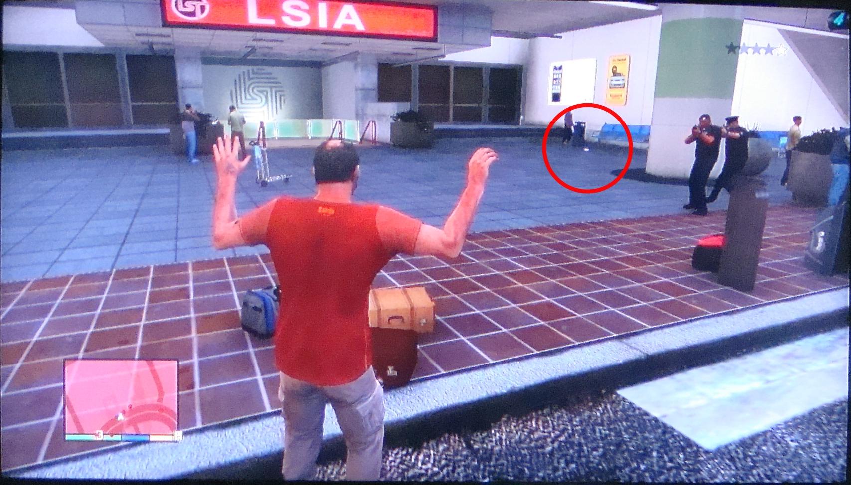 Carta Aeropuerto Internacional de Los Santos, entrada subterránea